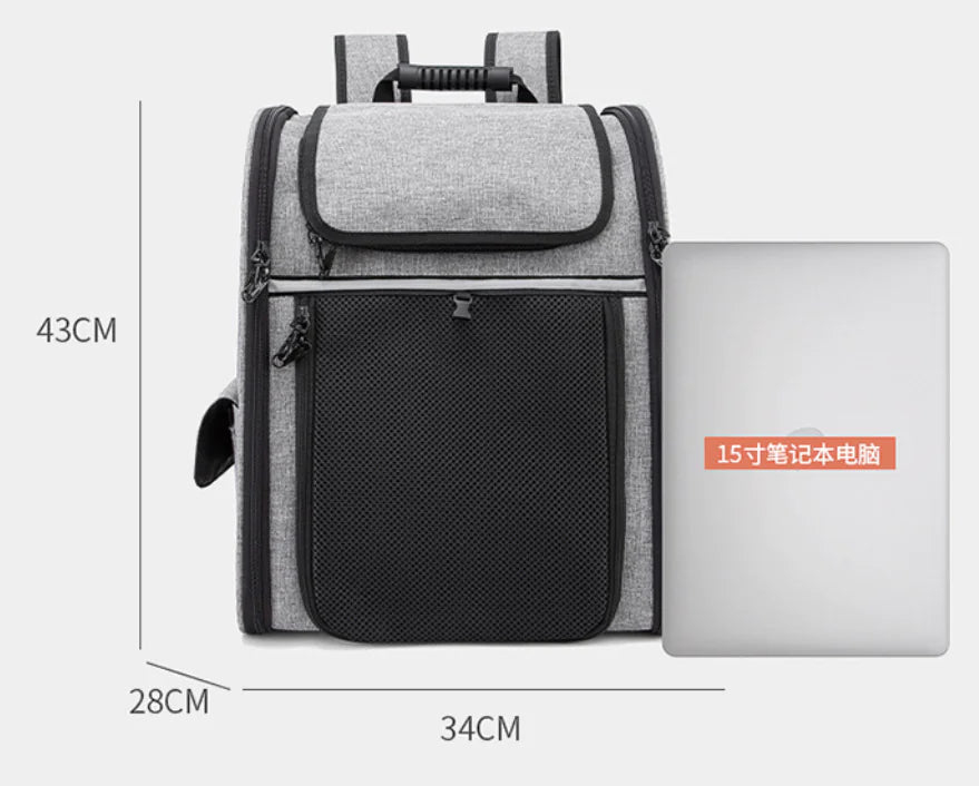 Portable Expandable Pet Backpack Carrier